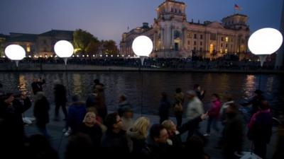 Berlin Wall balloons