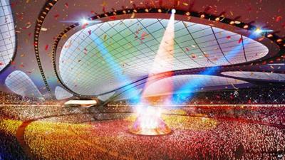 Impression of the 2020 Olympics in Japan