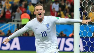 England forward Wayne Rooney