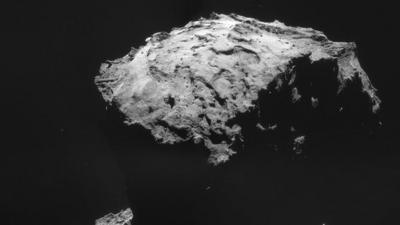 67P, image courtesy of European Space Agency