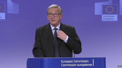 European Commission president Jean Claude Juncker