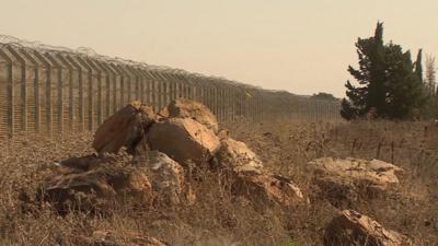 Fence on the Golan Heights