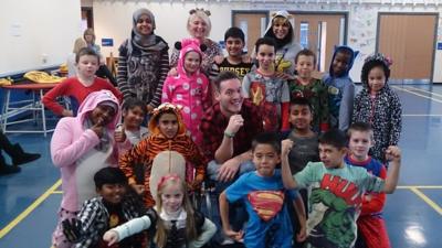 Kids dress up for children in need