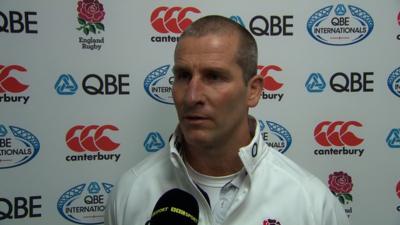 England head coach Stuart Lancaster