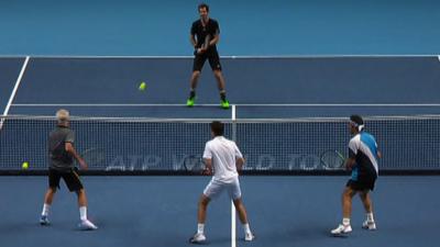 Andy Murray takes on John McEnroe, Tim Henman & Pat Cash