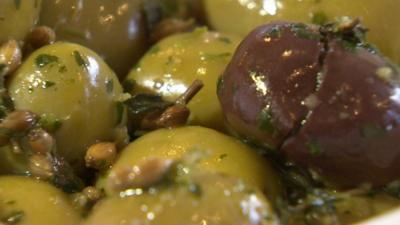 Mediterranean style olives