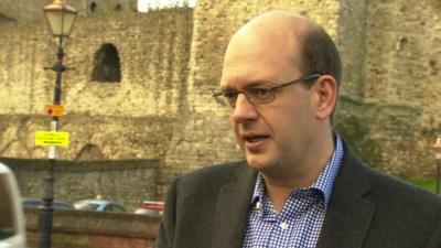 Mark Reckless speaking to the BBC's Norman Smith