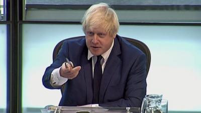 Boris Johnson during Mayor's Question Time