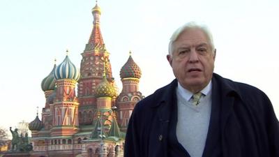 John Simpson in Red Square