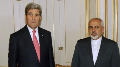 John Kerry and Javad Zarif