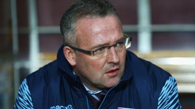 Aston Villa manager Paul Lambert