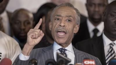 Civil rights leader Rev Al Sharpton