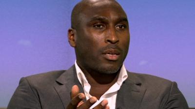 Sol Campbell on the Daily Politics