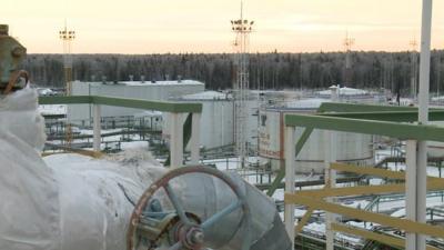 Oil facility in Siberia