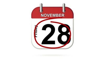 Calendar shows Friday 28 November