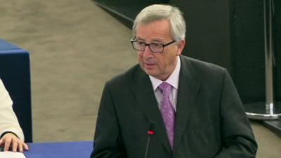 Jean-Claude Juncker in European Parliament