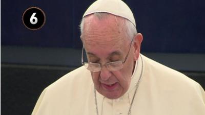 Pope in European Parliament