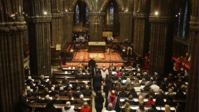 Service of remembrance is held at Glasgow Cathedral