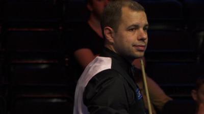 Barry Hawkins at the UK Snooker Championships