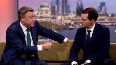 Ed Balls (left) and George Osborne