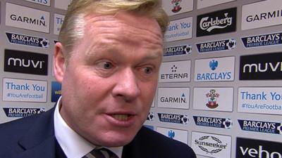 Southampton manager Ronald Koeman