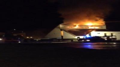 Fire at Edinburgh church