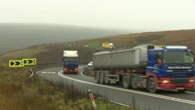 Traffic on the Woodhead Pass