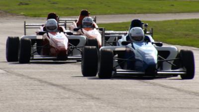 Snooker stars race at Silverstone