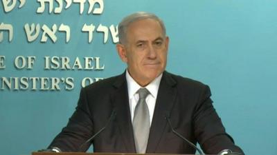 Israel prime minister Benjamin Netanyahu announces dissolution of parliament