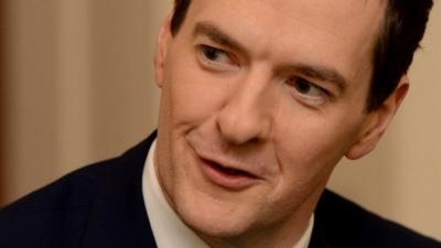 The Chancellor George Osborne