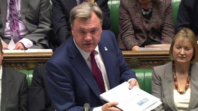 Ed Balls MP with OBR report