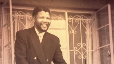 A young Nelson Mandela