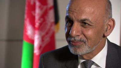 Afghan President Ashraf Ghani