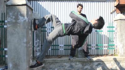 Parkour action