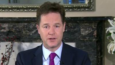 Deputy Prime Minister Nick Clegg