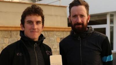 Geraint Thomas and Sir Bradley Wiggins