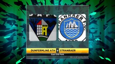 Highlights - Dunfermline 1-3 Stranraer