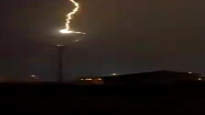 Lightning strike