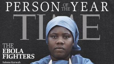 Time Magazine, on Wednesday, Dec. 10, 2014, features Salome Karwah as one of the Ebola fighters named as the Person of The Year for 2014. The title, according to the magazine, goes to an individual or group who has had the biggest impact on the news over the course of the previous year.