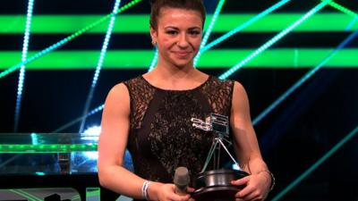 Claudia Fragapane wins Young Sports Personality