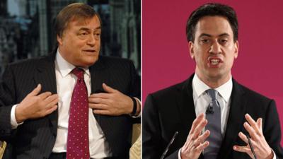 Lord John Prescott, Ed Miliband