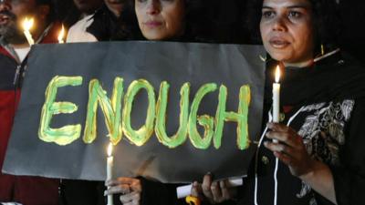 Vigil in Karachi following fatal school attack