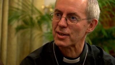 The Archbishop of Canterbury Justin Welby