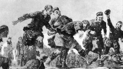 The Christmas Truce during World War One
