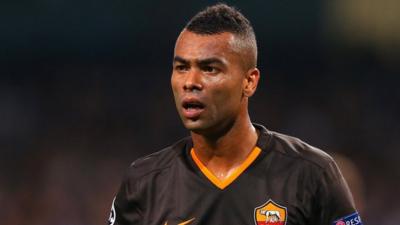 AS Roma left-back Ashley Cole