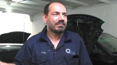 Mechanic Enrique Moreno
