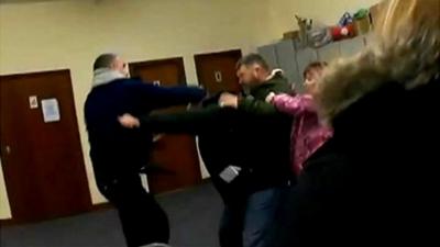 Brawl at Briercliffe council committee meeting