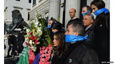 Spain citizen security law protest