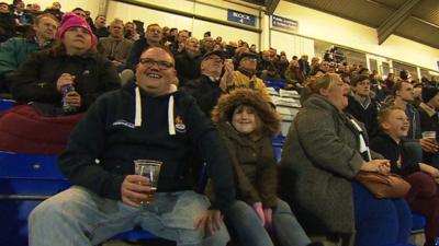 Coventry rugby fans