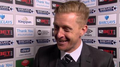 Swansea City manager Garry Monk